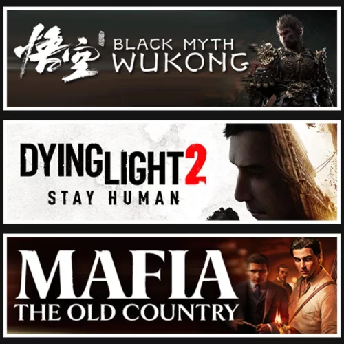  Black Myth Wukong +Dying Light 2 +Mafia